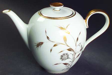 Golden Harvest Mini Teapot & Lid