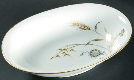 Golden Harvest 10" Oval Vegetable Bowl