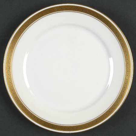 Golden Key Bread & Butter Plate