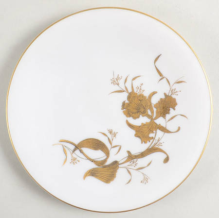 Golden Orchid Bread & Butter Plate
