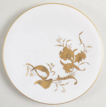 Golden Orchid Bread & Butter Plate