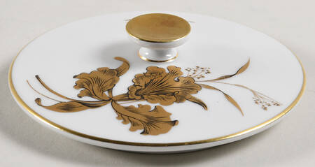 Golden Orchid Lid for Sugar Bowl