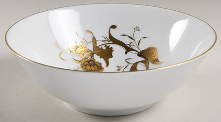 Golden Orchid 8" Round Vegetable Bowl