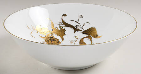 Golden Orchid 10" Round Vegetable Bowl