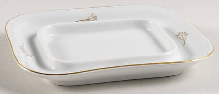 Golden Orchid Square Butter No Lid