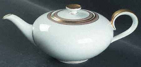 Golden Taupe Small Teapot & Lid