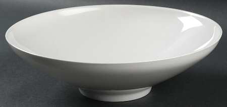 Grazie White 9" Round Vegetable Bowl