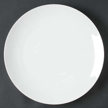 Grazie White 12" Chop Plate (Round Platter)