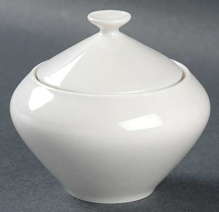 Grazie White Mini Sugar Bowl & Lid