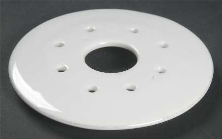 Greek Key Black (White Background) Strainer for Round Butter by Heinrich - H&C