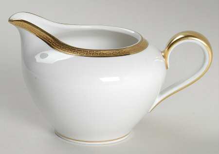 Greek Key Gold Creamer