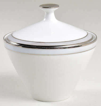 Grey Luster Sugar Bowl & Lid