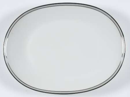 Grey Luster 13" Oval Serving Platter by Heinrich - H&C