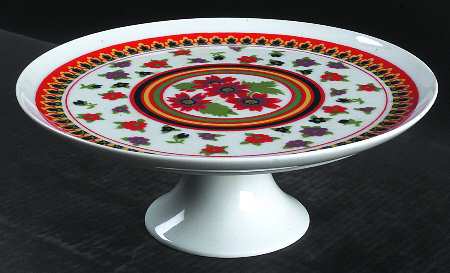 Gypsy 10" Diameter Pedestal Cake Stand