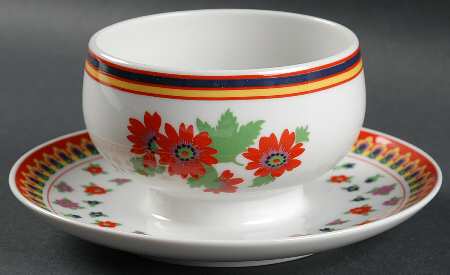 Gypsy Gravy Boat with Attached Underplate