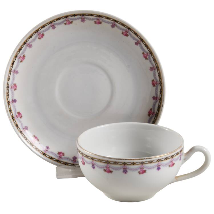 9703 Flat Cup & Saucer Set