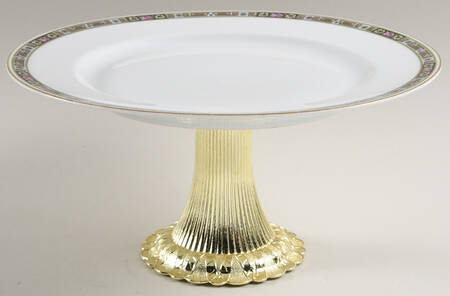 HC16 Cake Stand with 4"-5" Metal Pedestal  Hc