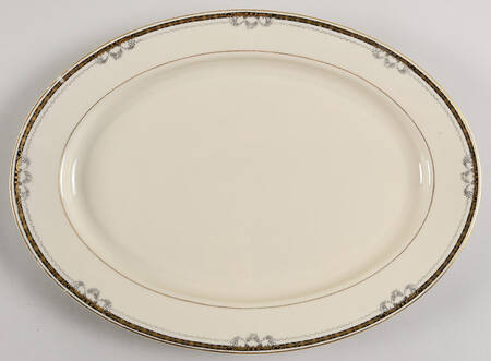 HC169 14" Oval Serving Platter