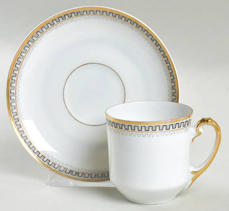 HC17 Flat Demitasse Cup & Saucer Set