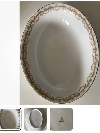 HC176 10" Oval Vegetable Bowl