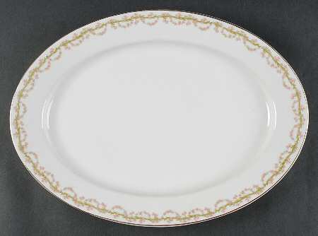 HC176 14" Oval Serving Platter
