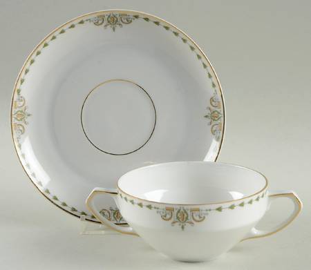 6541 Flat Bouillon Cup & Saucer