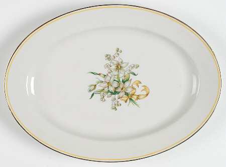 15996 13" Oval Serving Platter
