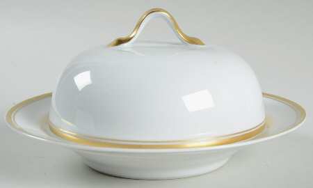 HC235 Round Covered Butter with Strainer