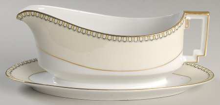 HC287 Gravy Boat with Attached Underplate