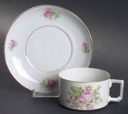 HC384 Flat Cup & Saucer Set by Heinrich - H&C