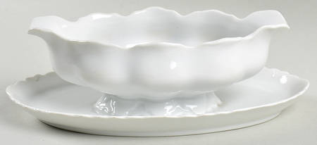 HC396 Gravy Boat with Attached Underplate