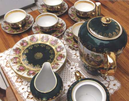 Love Story Flat Cup & Saucer Set