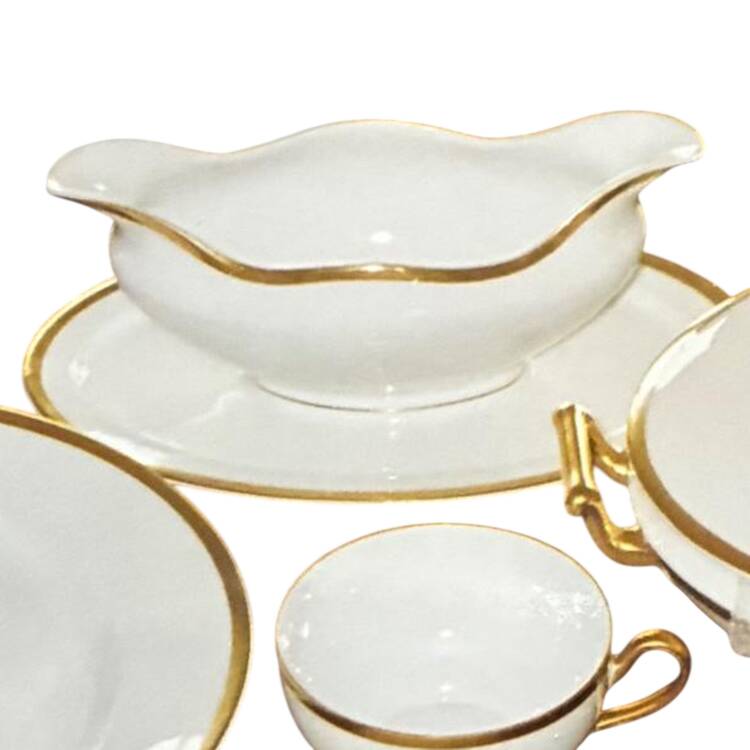 HC463 Gravy Boat with Attached Underplate