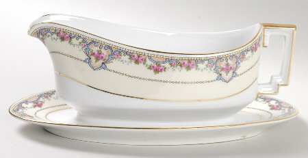 70366 Gravy Boat with Attached Underplate by Heinrich - H&C