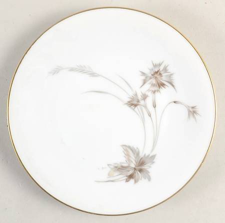 Sepia (White, Gold Trim) Bread & Butter Plate