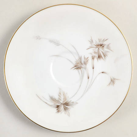 Sepia (White, Gold Trim) Saucer for Cream Soup Bowl