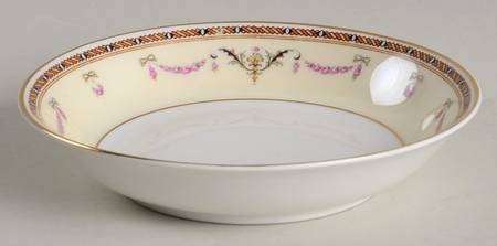 HC481 (Cream Rim, White Center) Fruit/Dessert (Sauce) Bowl