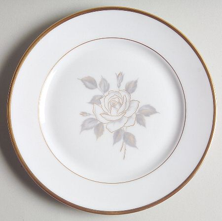 1723 (Floral, Gold Trim) Bread & Butter Plate