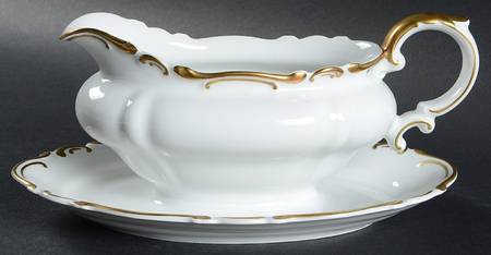 16209 Gravy Boat with Attached Underplate