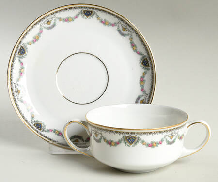 HC86 Flat Bouillon Cup & Saucer