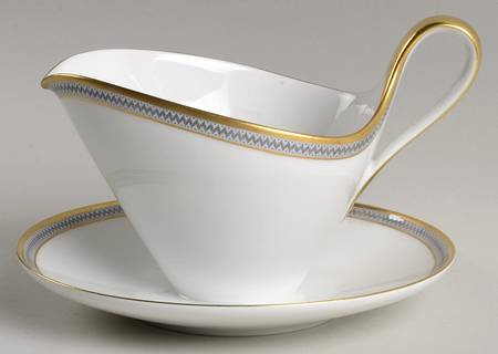 Korfu Gravy Boat with Attached Underplate