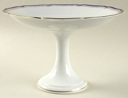 Lafayette Cobalt Round Compote (Height X Width)