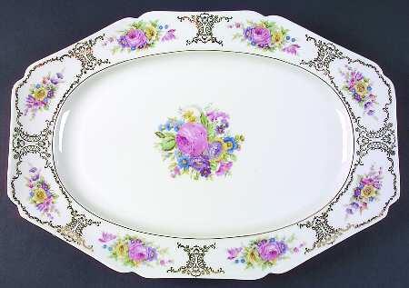 Lady Louise 16" Oval Serving Platter