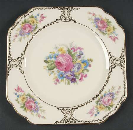 Lady Louise Square Salad Plate