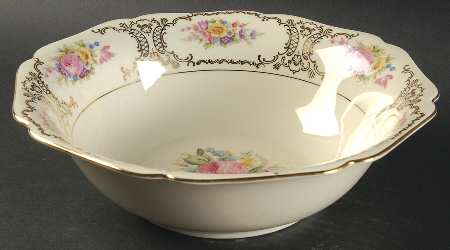 Lady Louise 9" Round Vegetable Bowl