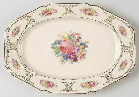 Lady Louise 12" Oval Serving Platter by Heinrich - H&C