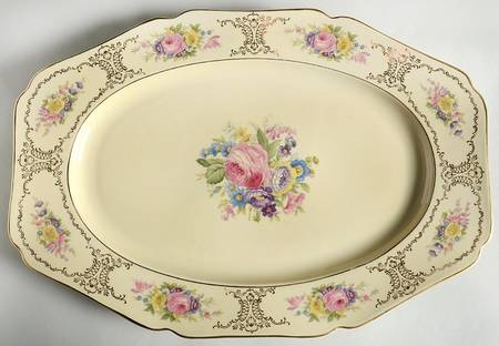Lady Louise 14" Oval Serving Platter