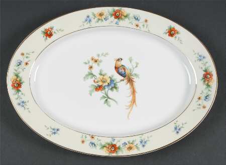 Lorraine 11" Oval Serving Platter