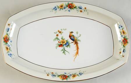 Lorraine 14" Oval Serving Platter