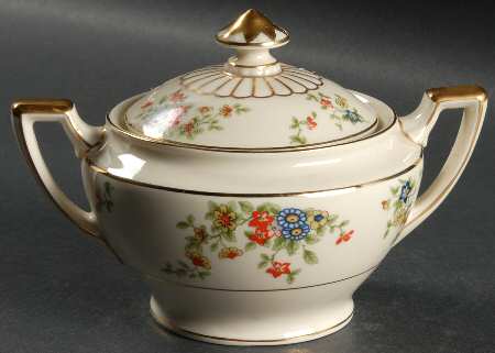 Meadow Sugar Bowl & Lid
